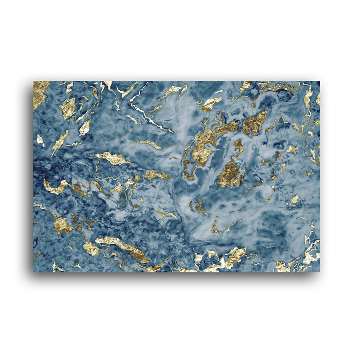 BLUE GOLD MARBLE