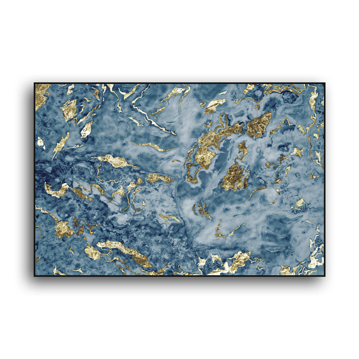 BLUE GOLD MARBLE