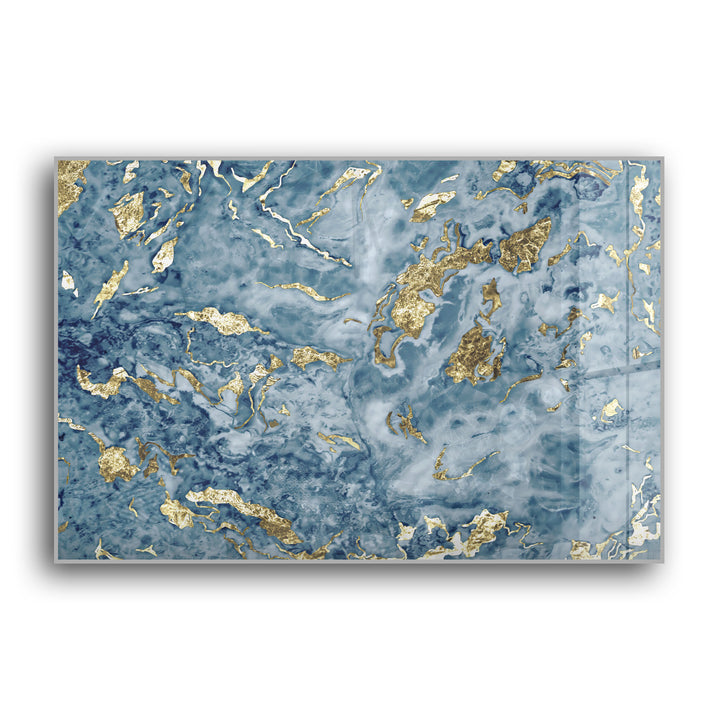 BLUE GOLD MARBLE