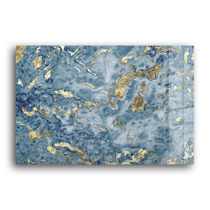 BLUE GOLD MARBLE