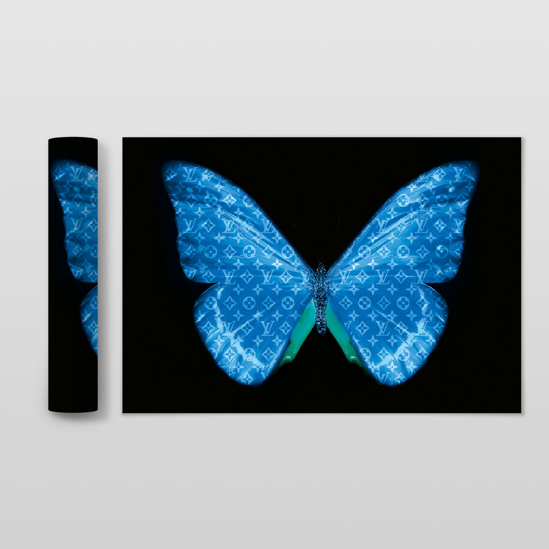 BLUE LV BUTTERFLY