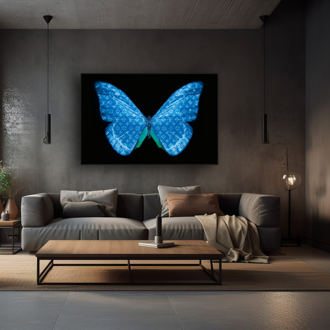 BLUE LV BUTTERFLY