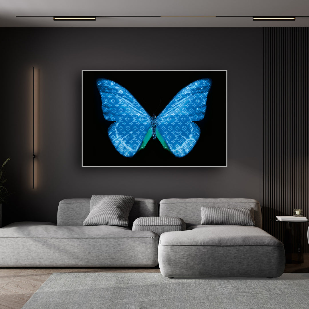 BLUE LV BUTTERFLY