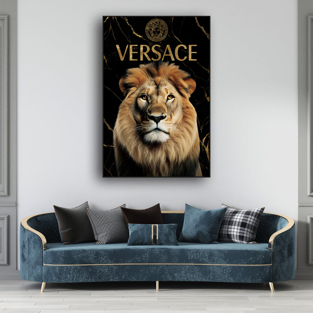 LUXURY GOLD ANIMAL LION