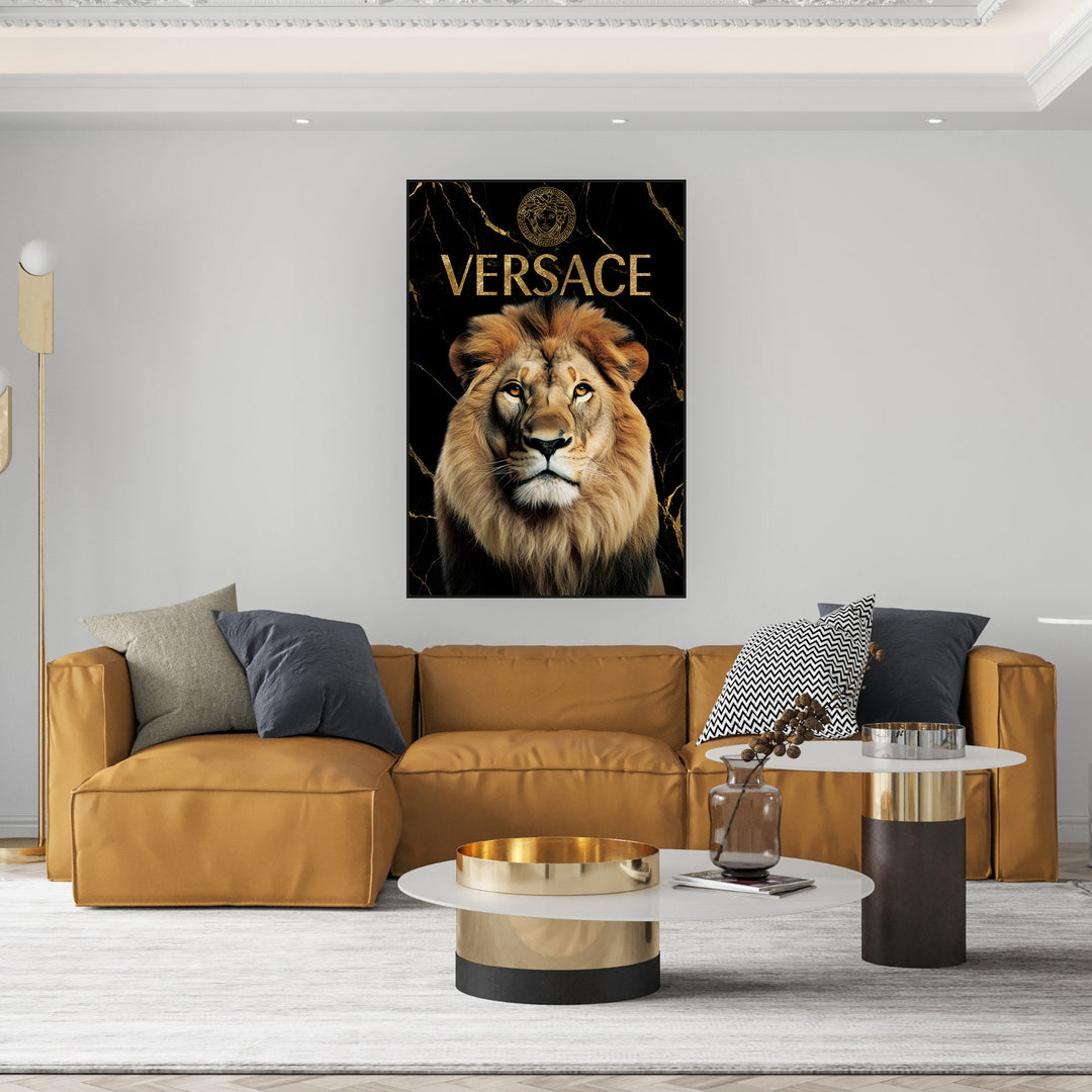 LUXURY GOLD ANIMAL LION